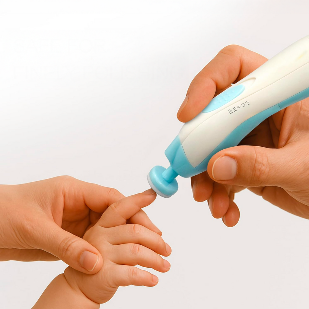 Lime à ongles lumineuse bébé en kit 6 têtes