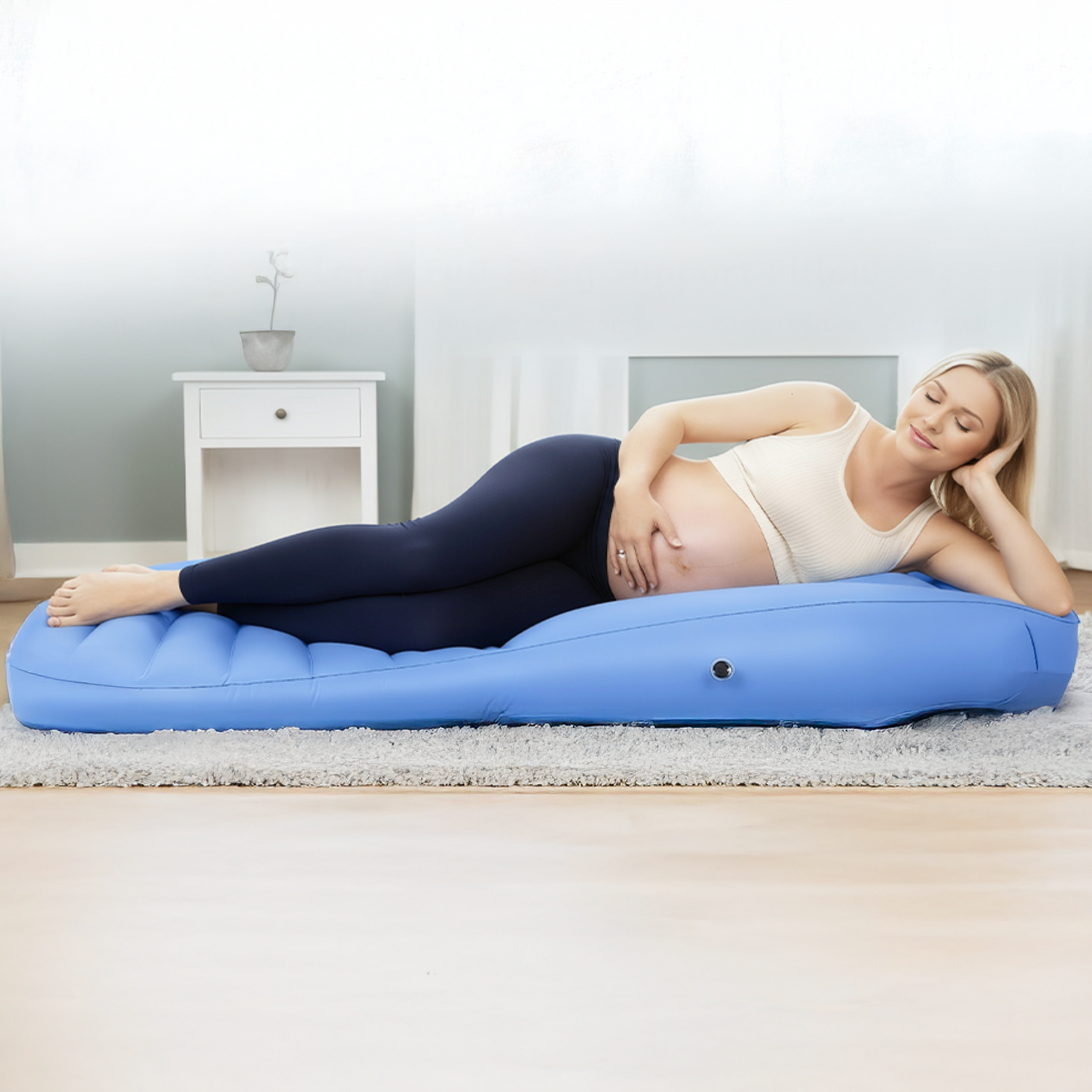 Matelas gonflable ergonomique pour femme enceinte - visuel 2