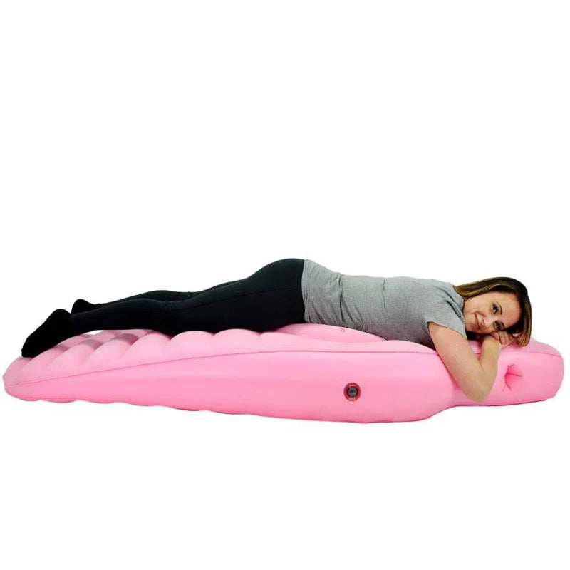 Matelas gonflable ergonomique pour femme enceinte