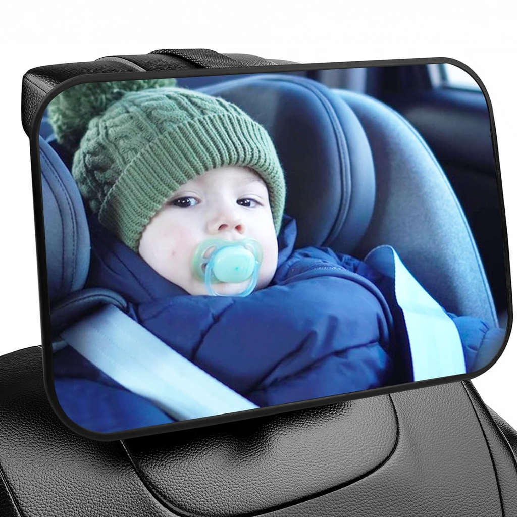 Miroir de sécurité bébé réglable pour siège arrière