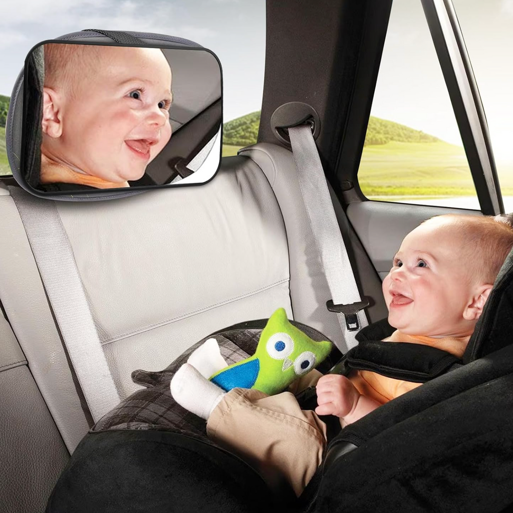 Miroir de sécurité bébé réglable pour siège arrière
