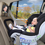 Miroir de sécurité bébé réglable pour siège arrière