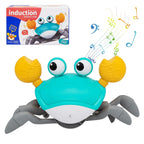 Crabe interactif qui marche avec capteur et musique
