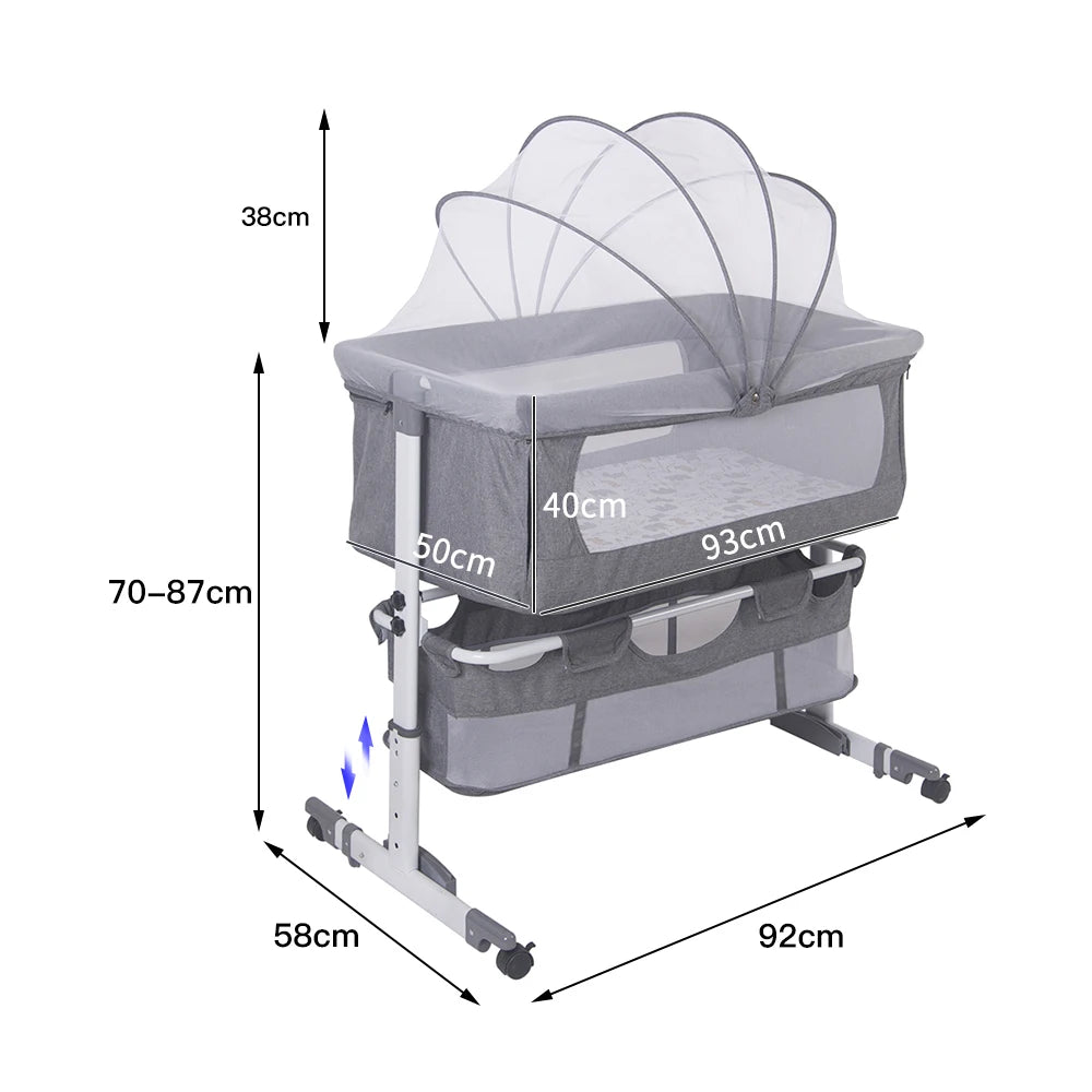 Berceau cododo 3-en-1 réglable et sécurisé