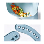 Bavoir silicone réglable et imperméable