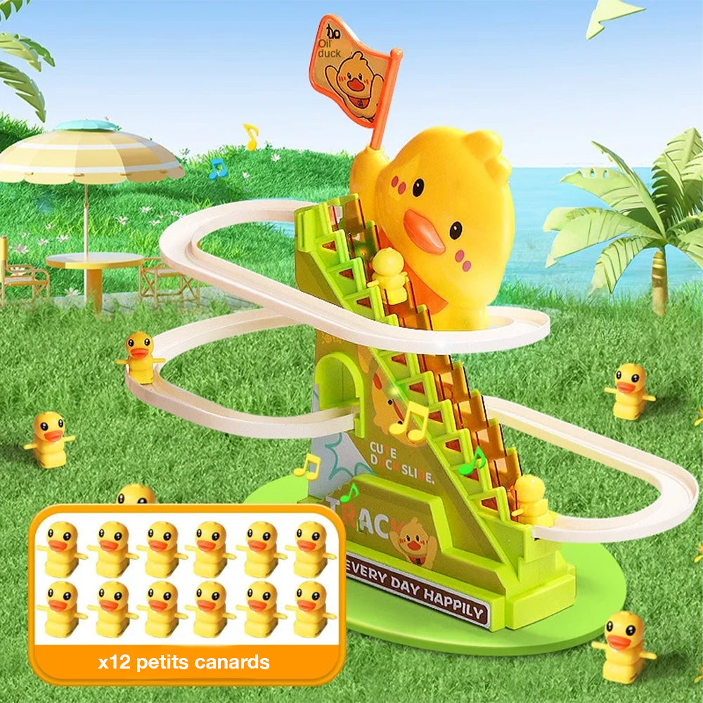 Circuit interactif lumineux avec 12 petits canards