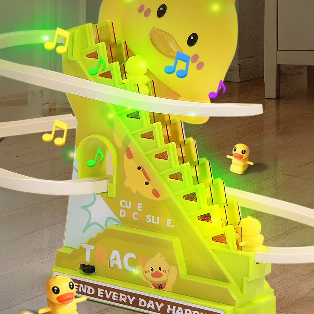 Circuit interactif lumineux avec 12 petits canards
