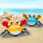 Crabe interactif qui marche avec capteur et musique